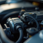 Zoom sur le capteur de pression de boost dans le moteur